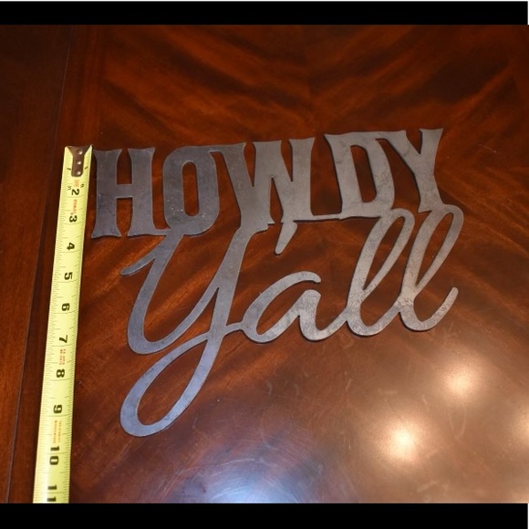 12 X 9in “Howdy Y’all” - Picture 2 of 2